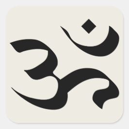 Om in Sanskrit 1 Aufkleber