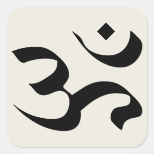 Om in Sanskrit 1 Aufkleber