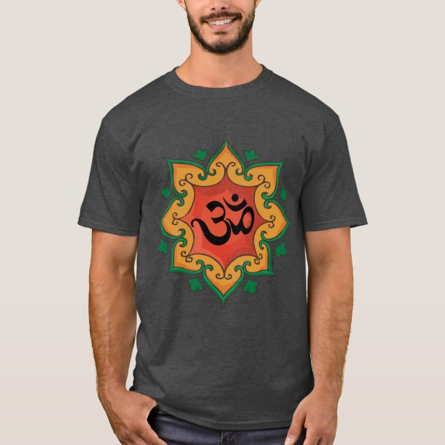 Om India Mädchen T-Shirt (Vorderseite)