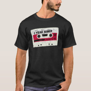 Om Jubiläum nein Jahr Sober Cassette DI T-Shirt