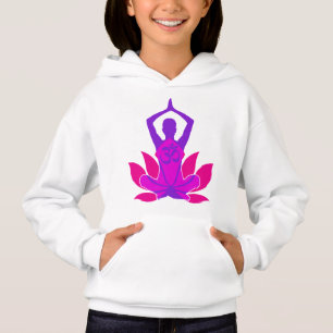 OM-Lotos-Yoga-Pose Hoodie