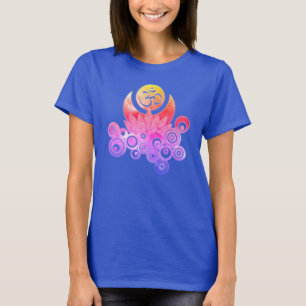 OM LOTUS Design farbig T-Shirt