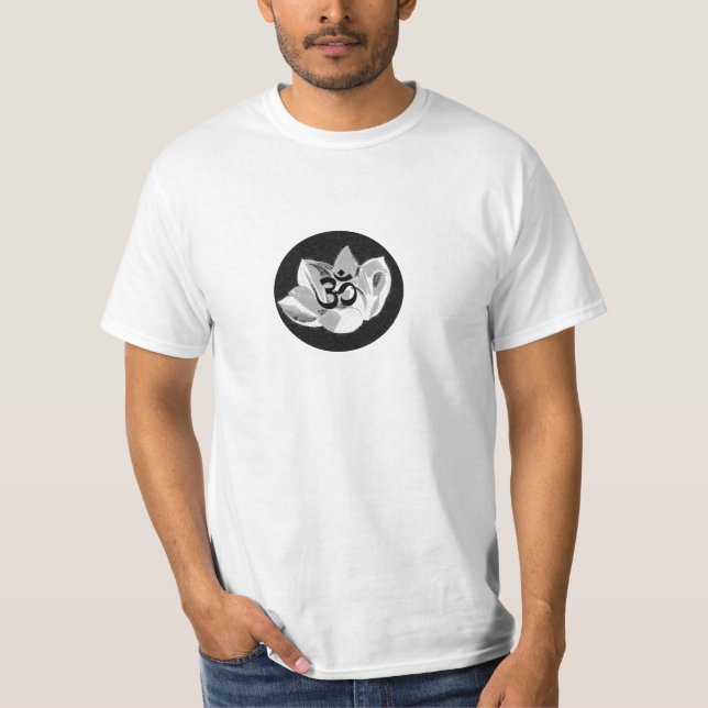 Om Lotus - Yoga Tee Shirt (Vorderseite)