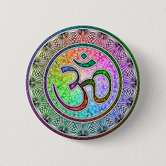 OM-Mandala Button