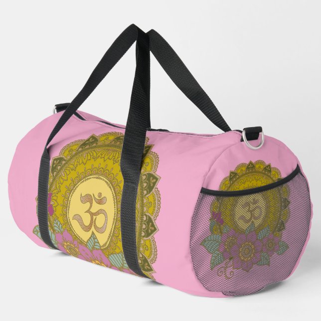 OM Mandala - Duffel Bag Duffle Bag (Rechte Ecke)