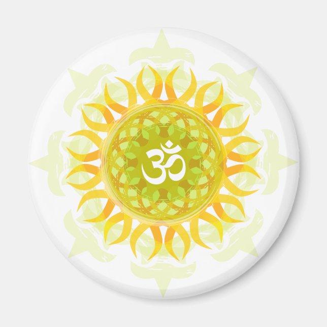 Om Mandala Magnet (Vorne)