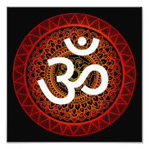 Om Mandala Red Root Chakra