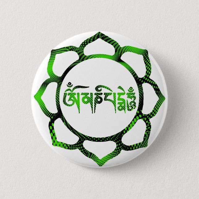 OM Mani padme hum-2 Button (Vorderseite)