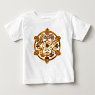 Om Mani Padme Hum - Golden Mandala Baby T-shirt