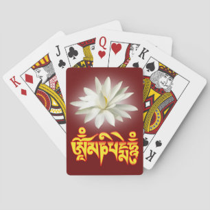Om mani padme hum mantra spielkarten