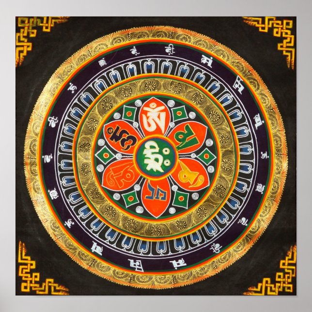 Om Mani Padme Hum Poster (Vorne)