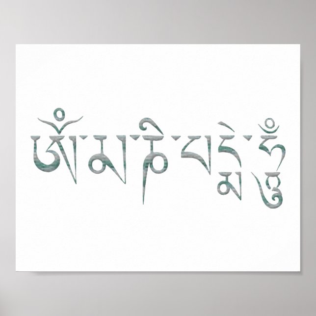 Om Mani Padme Hum Poster (Vorne)