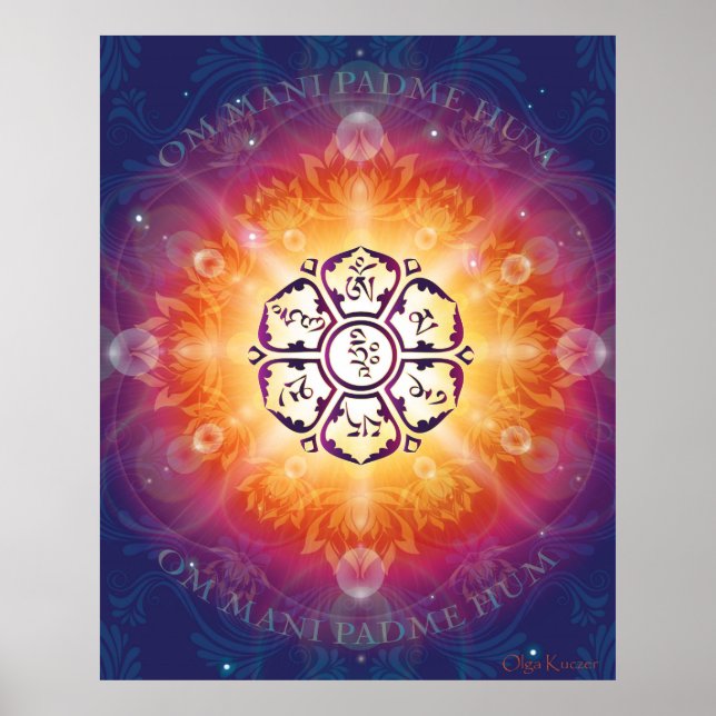 Om Mani Padme Hum Poster (Vorne)