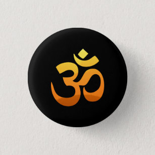 Om Mantra Symbol Asana Relax Medizin Yoga Button
