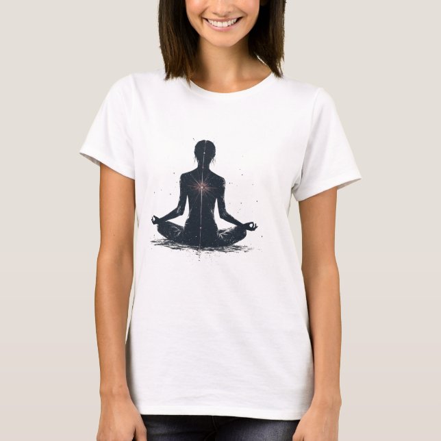 Om Meditation Spirituelle Intelligenz T-Shirt (Vorderseite)