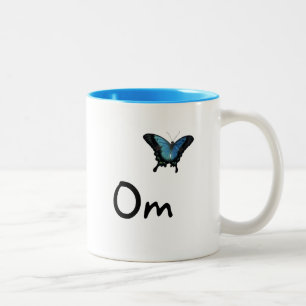 Om mit Schmetterling - Tasse