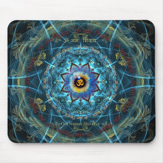 "OM Namah Shivaya" - die wahre Identität sich Mousepad (Vorne)
