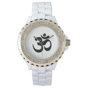 Om Namah Shivaya Om Shanti Om Om Symbol ॐ Friede Armbanduhr