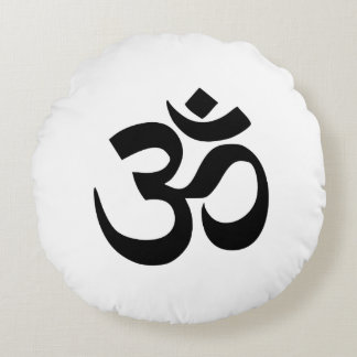 Om Namah Shivaya Om Shanti Om Om Symbol ॐ Frieden Rundes Kissen