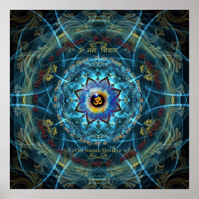 Om Namah Shivaya Poster (Vorne)