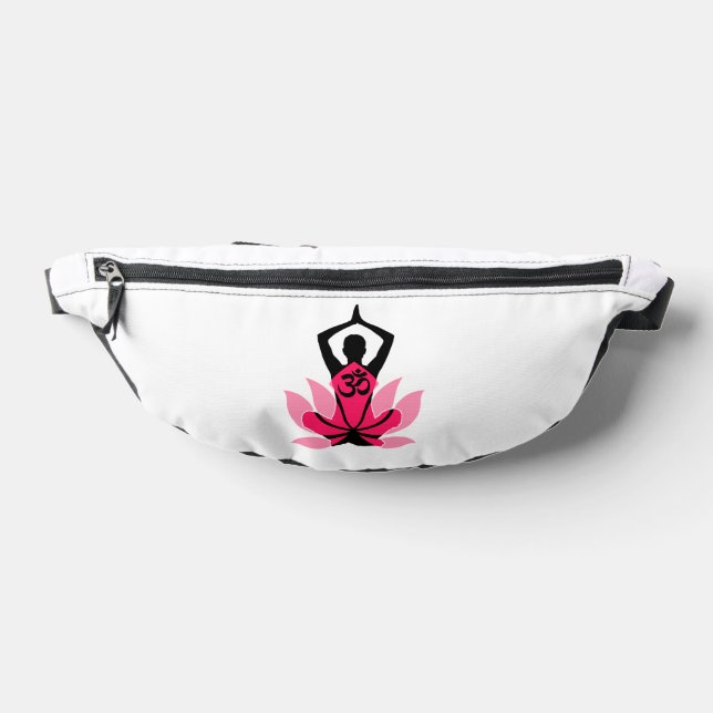 OM Namaste Spirituelle Lotus Blume Yoga Bauchtasche (Ablage )