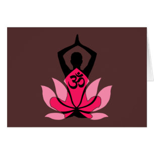 OM Namaste Spirituelle Lotus Blume Yoga in Umber