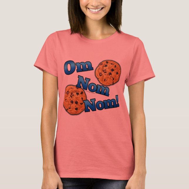 Om Nom, Meme Liebe Cookies T-Shirt (Vorderseite)