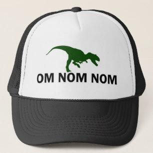 Om Nom Nom Dinosaur Rawr Trucker Truckerkappe