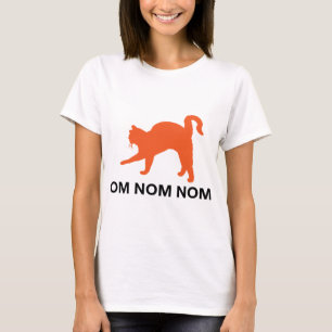 OM nom nom Katzent-shirt T-Shirt