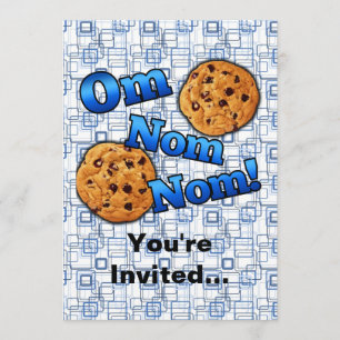 Om Nom Nom, Meme Liebe Cookies Einladung
