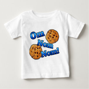 OM Nom Nom, Meme Liebe-Plätzchen Baby T-shirt