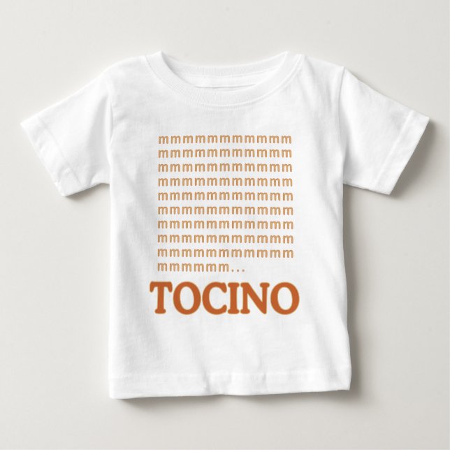 OM NOM NOM mmm... TOCINO Baby T-shirt (Vorderseite)