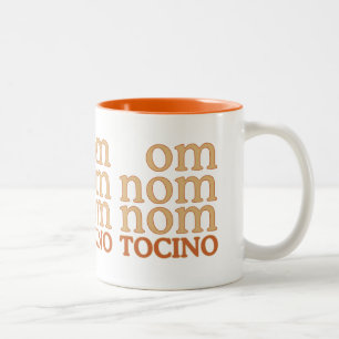 OM NOM NOM mmm... TOCINO Zweifarbige Tasse