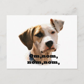 Om, nom, nom, nom, postkarte