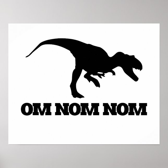 Om Nom Nom Poster (Vorne)