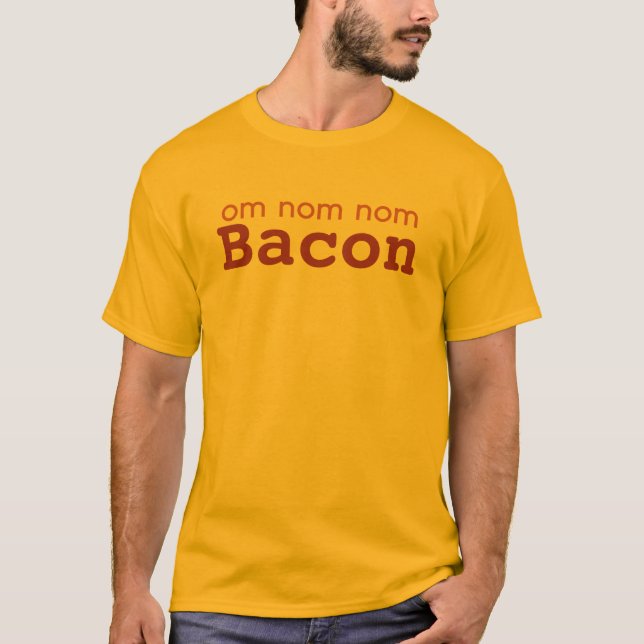 OM NOM NOM SPECK Liebe T-Shirt (Vorderseite)