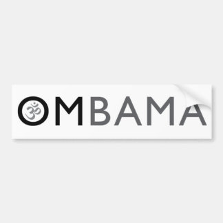 OM Obama Autoaufkleber