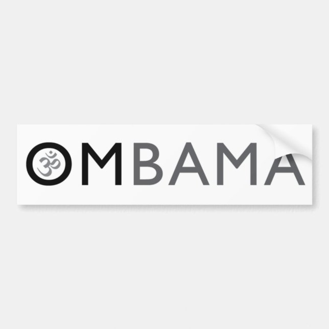 OM Obama Autoaufkleber (Vorne)