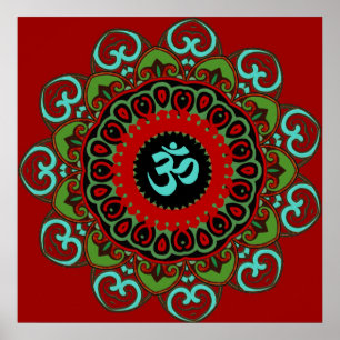 Om of Chaos Print Poster