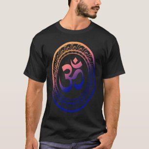 Om Ohm Aum Buddhismus Symbol Yoga Sanskrit T-Shirt