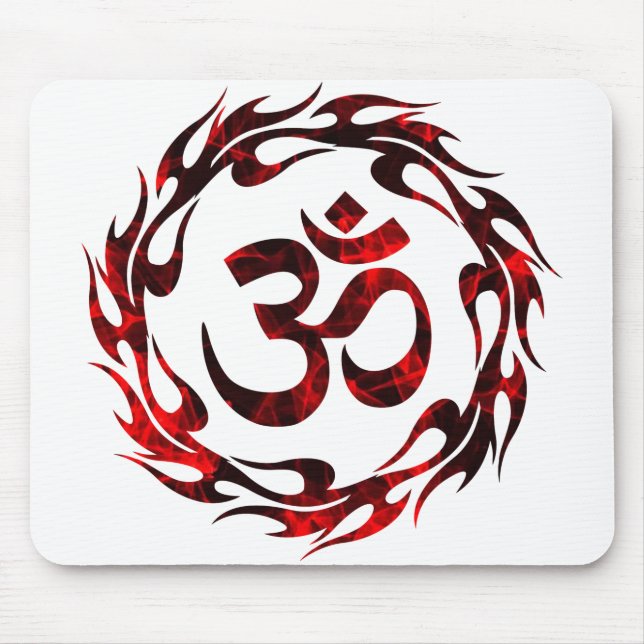 Om, Om Hindu, Om Symbol, Om Logo, Om Mousepad (Vorne)