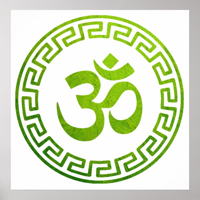 Om, Om Hindu, Om Symbol, Om Logo, Om Poster (Vorne)