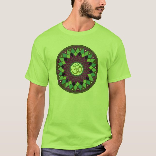 OM/OM mandala T - Shirt (Vorderseite)