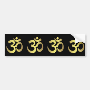 Om ( Om ) Namaste Yoga-Symbol Autoaufkleber