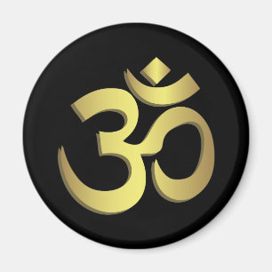 Om ( Om ) Namaste Yoga-Symbol Magnet