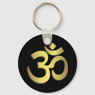 Om ( Om ) Namaste Yoga-Symbol Schlüsselanhänger