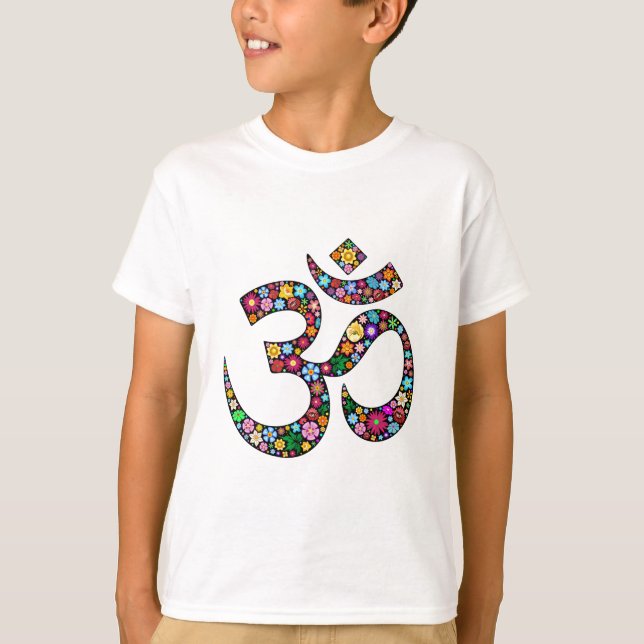OM-Om Namaste Yoga-Symbol T-Shirt (Vorderseite)