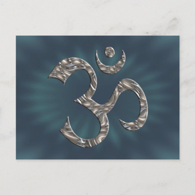OM/OM - SILVER POSTKARTE (Vorderseite)
