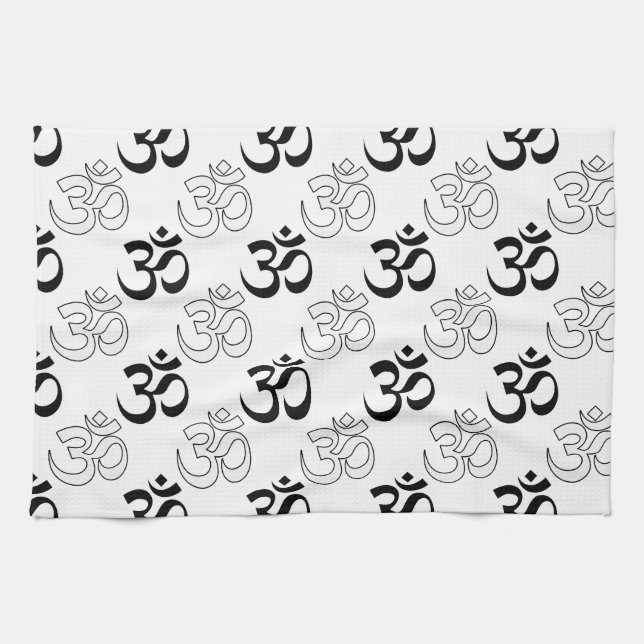 Om, Om-Symbol Handtuch (Horizontal)