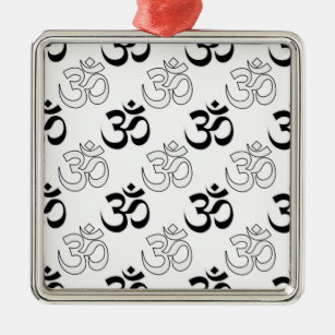 Om, Om-Symbol Ornament Aus Metall